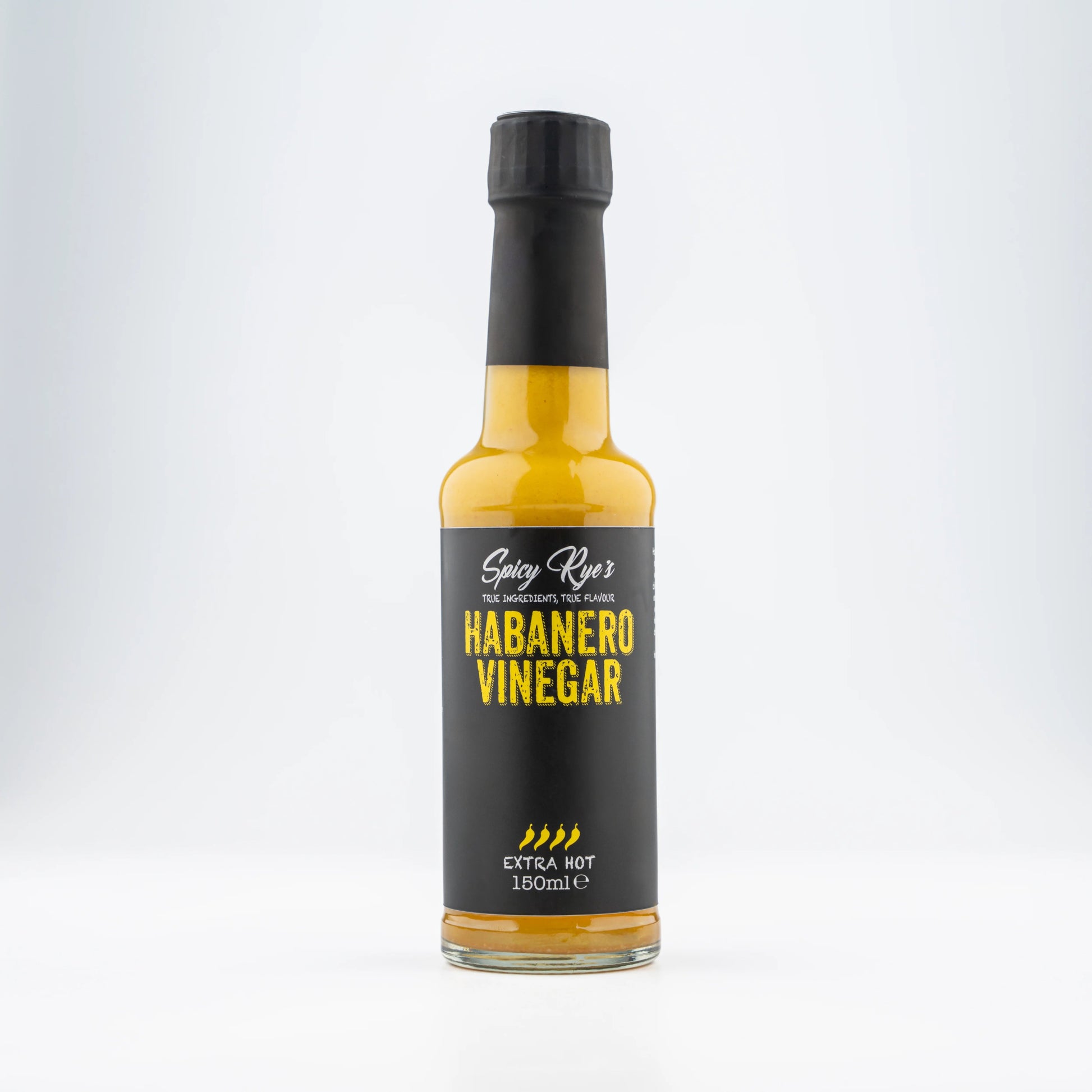 Habanero Chilli Vinegar | 150ml | Spicy Rye's - One Stop Chilli Shop