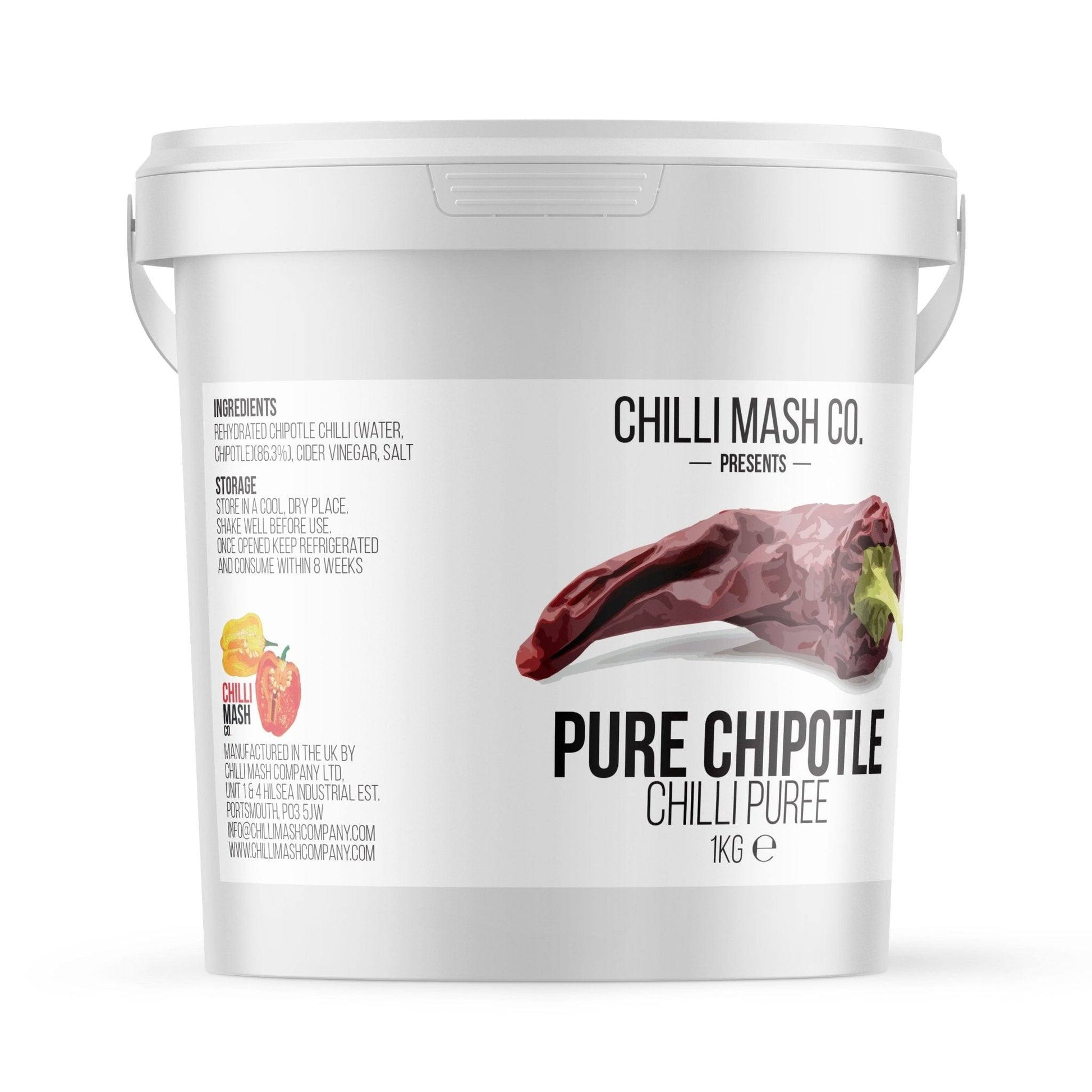 Pure Chipotle Chilli Puree | 1kg | Chilli Mash Company - One Stop Chilli Shop